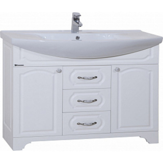 Тумба с раковиной Bellezza Камелия 105 белая