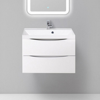 Тумба с раковиной BelBagno Marino 70 bianco lucido