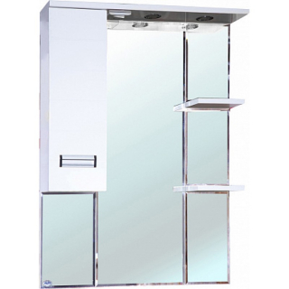 Зеркало-шкаф Bellezza Сиена 80 L белый