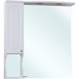 Зеркало-шкаф Bellezza Камелия 85 L белый