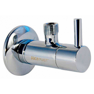 Угловой вентиль Alcaplast ARV001 круглый, с фильтром