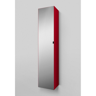 Шкаф-пенал Am.Pm Spirit V2.0 35 L подвесной, зеркало, красный глянец