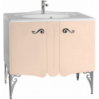 Тумба с раковиной Bellezza Эстель 80 бежевая