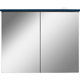 Зеркало-шкаф Am.Pm Spirit V2.0 80 с LED-подсветкой, глубокий синий