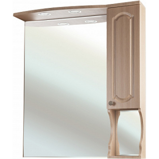 Зеркало-шкаф Акватон Брук 80 со светильником