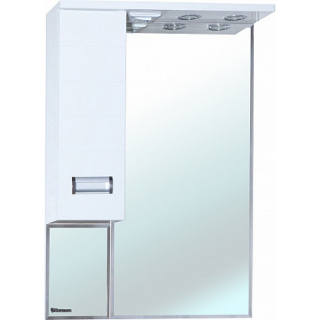 Зеркало-шкаф Bellezza Сиена 70 L белый