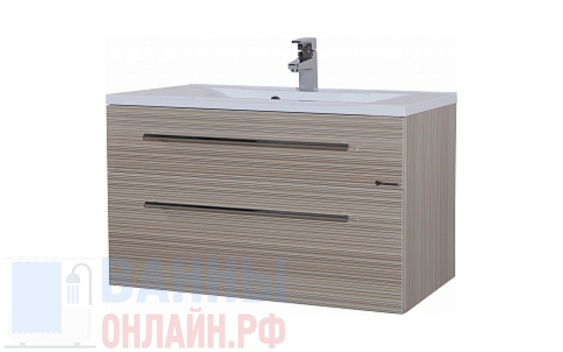 Тумба с раковиной Bellezza Эльза 90 бежевая