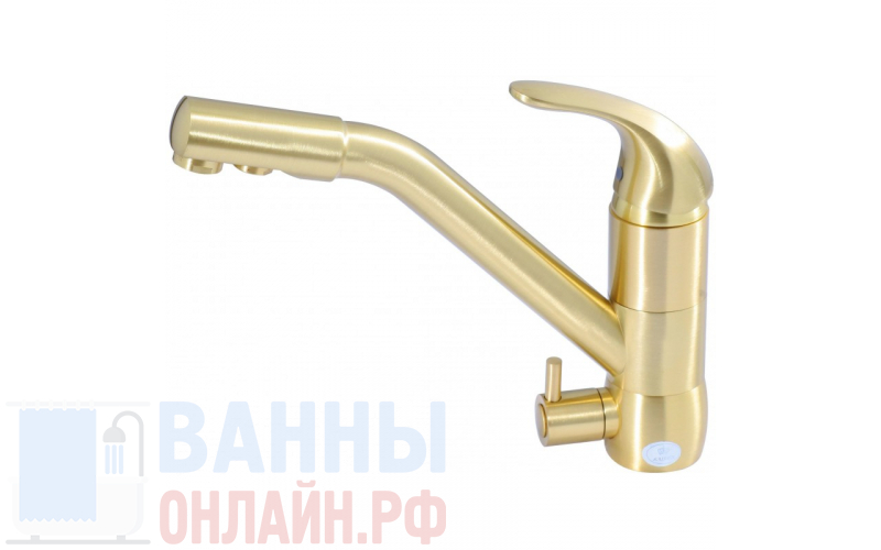 Смеситель для кухни (под фильтр) KAISER Safira 15066/Золотой