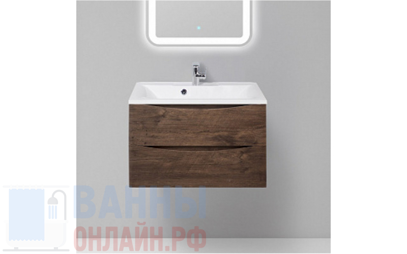 Тумба с раковиной BelBagno Marino 75 rovere moro