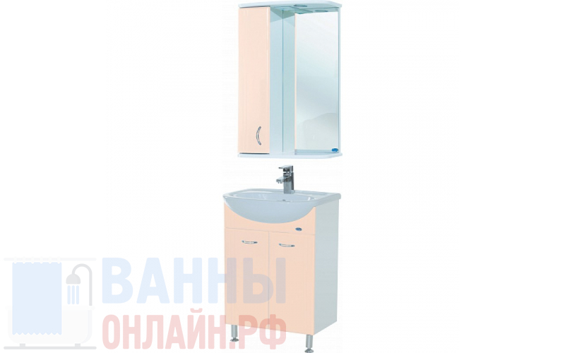 Мебель для ванной Bellezza Уют 55 бежевая