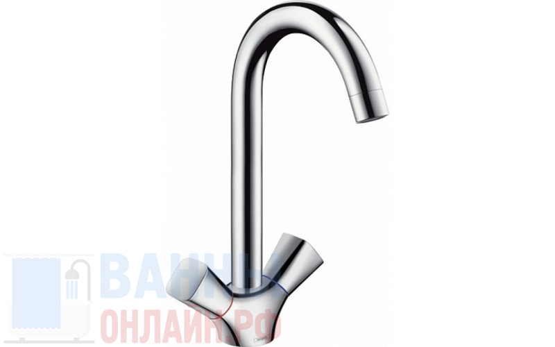Смеситель Hansgrohe Logis 71280000 для кухонной мойки
