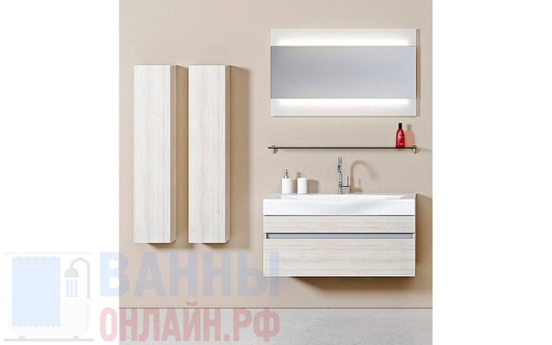 Мебель для ванной Aqwella 5 stars Бергамо 100 акация