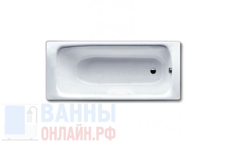 Стальная ванна SANILUX 170x75 с противоскользящим покрытием