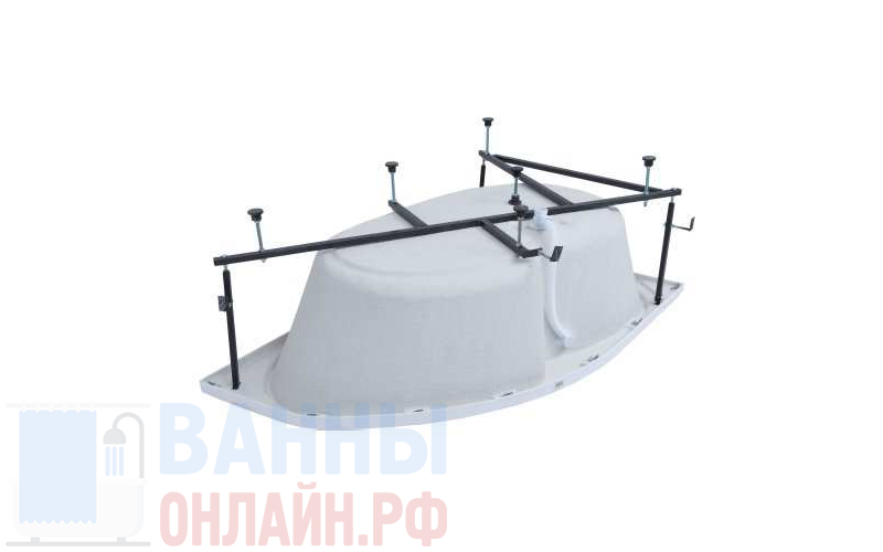 Каркас сварной для акриловой ванны Aquanet Capri 160x100 R
