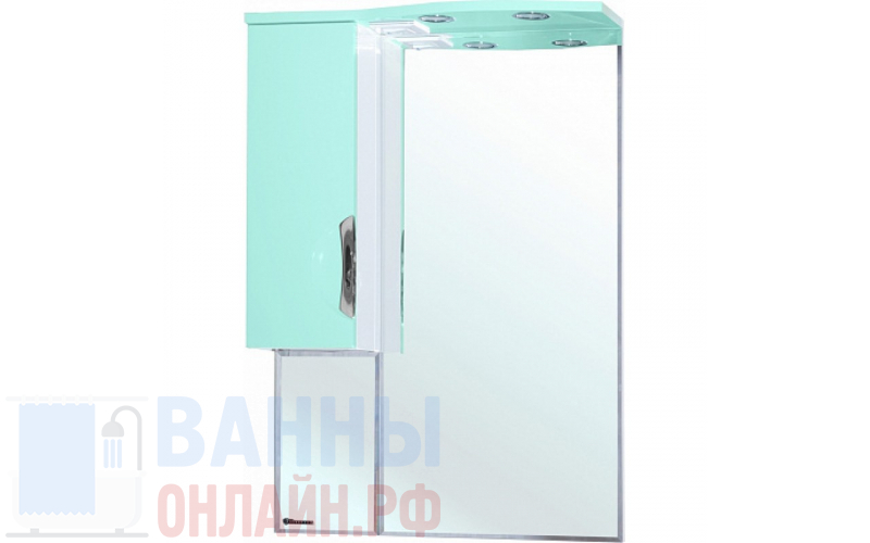 Зеркало-шкаф Bellezza Лагуна 65 L салатовый