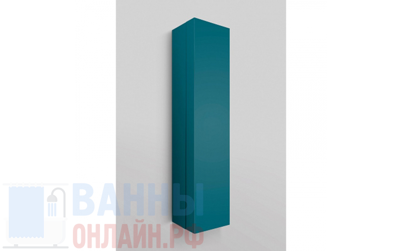 Шкаф-пенал Am.Pm Spirit V2.0 35 R подвесной, кобальтовый глянец