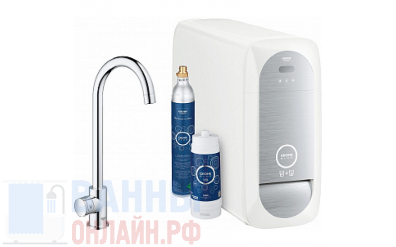 Смеситель Grohe Blue Home 31498000 с функцией фильтрации и газирования воды