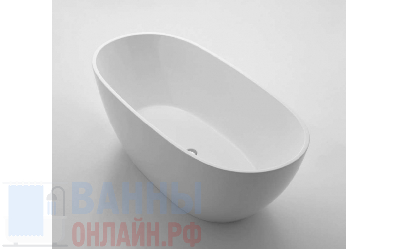 Отдельностоящая, овальная акриловая ванна,1500x750x590 BelBagno BB81-1500   Bianco
