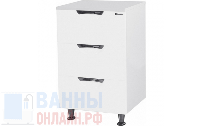 Тумба Bellezza Лагуна 50 белая