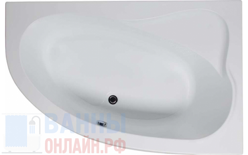 Акриловая ванна Aquanet Luna 155x100 R