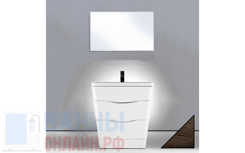 Мебель для ванной BelBagno Piramide 80 rovere moro