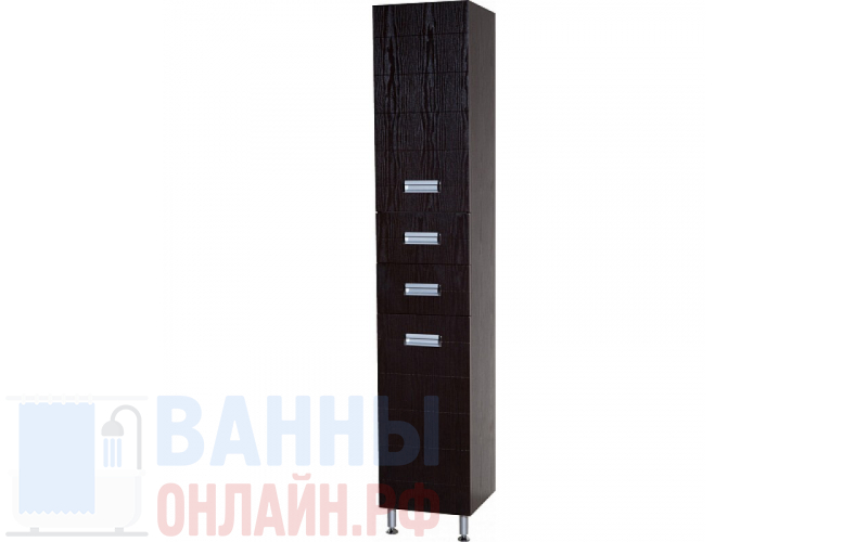 Шкаф-пенал Bellezza Сиена 35 L венге