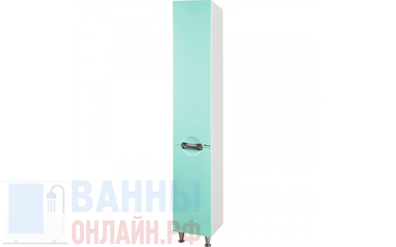Шкаф-пенал Bellezza Лагуна 35 L салатовый
