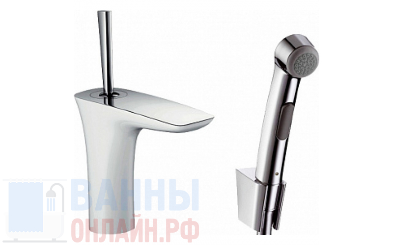 Смеситель Hansgrohe PuraVida 15275400 для раковины с гигиеническим душем