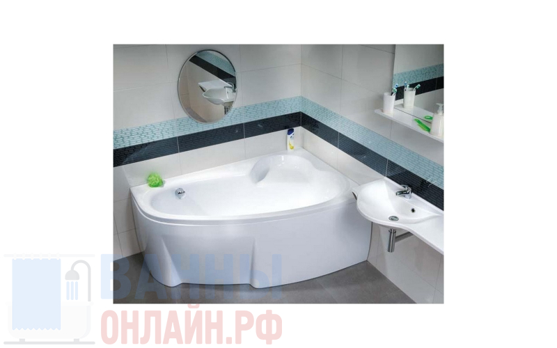 Акриловая ванна Ravak Asymmetric C451000000 150x100 R