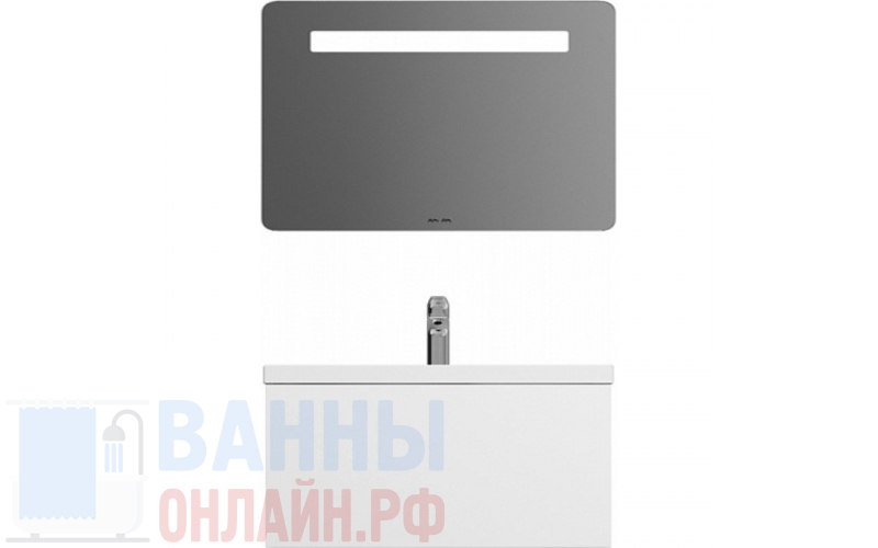 Мебель для ванной Am.Pm Gem 75 белый глянец, с 1 ящиком