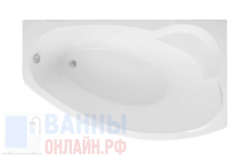 Акриловая ванна Aquanet Sofia 170x90 R