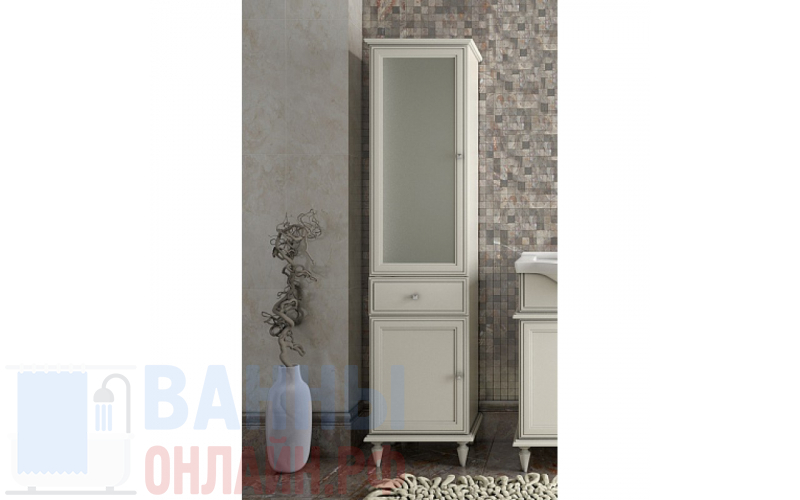 Шкаф-пенал Opadiris Санрайз 45 L слоновая кость