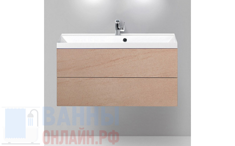 Тумба с раковиной BelBagno Regina 100 rosso basalto