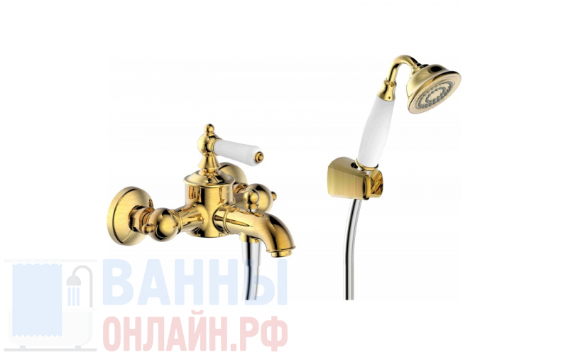 Смеситель Bravat Art F675109U-B для ванны с душем