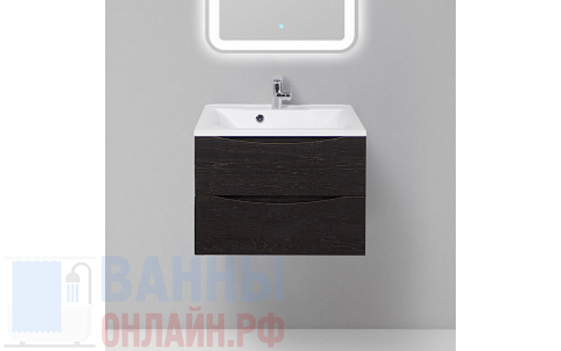 Тумба с раковиной BelBagno Marino 65 rovere cioccolato amaro