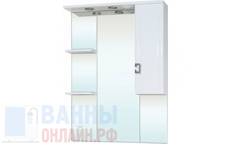 Зеркало-шкаф Bellezza Миа 75 R