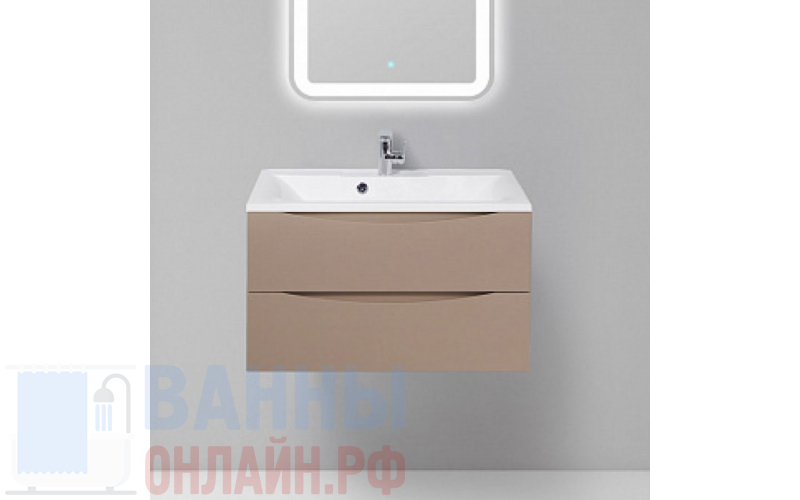 Тумба с раковиной BelBagno Marino 80 capucino lucido