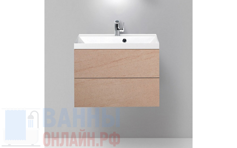 Тумба с раковиной BelBagno Regina 70 rosso basalto