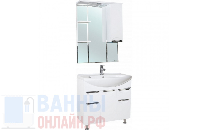 Мебель для ванной Bellezza Альфа 75 белая