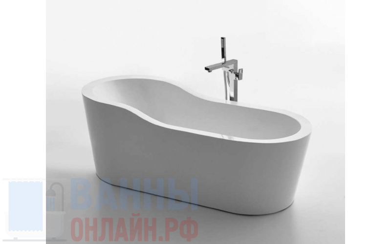 Ванна акриловая отдельностоящая BelBagno BB65-1750 Bianco