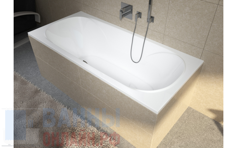 Акриловая ванна Riho Taurus 170x80 без гидромассажа BC0700500000000