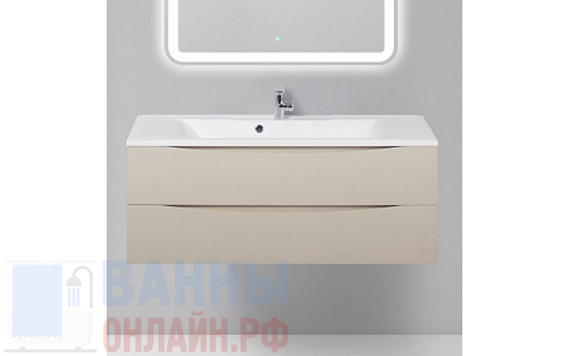 Тумба с раковиной BelBagno Marino 120 crema opaco