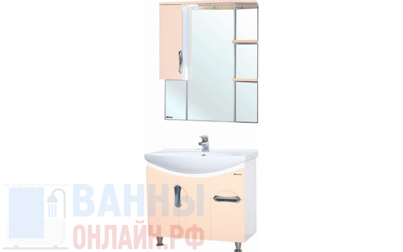 Мебель для ванной Bellezza Лагуна 75 бежевая