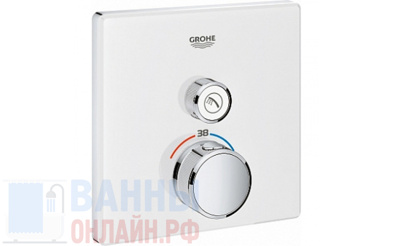 Термостат Grohe Grohtherm SmartControl 29153LS0 для душа, moon white
