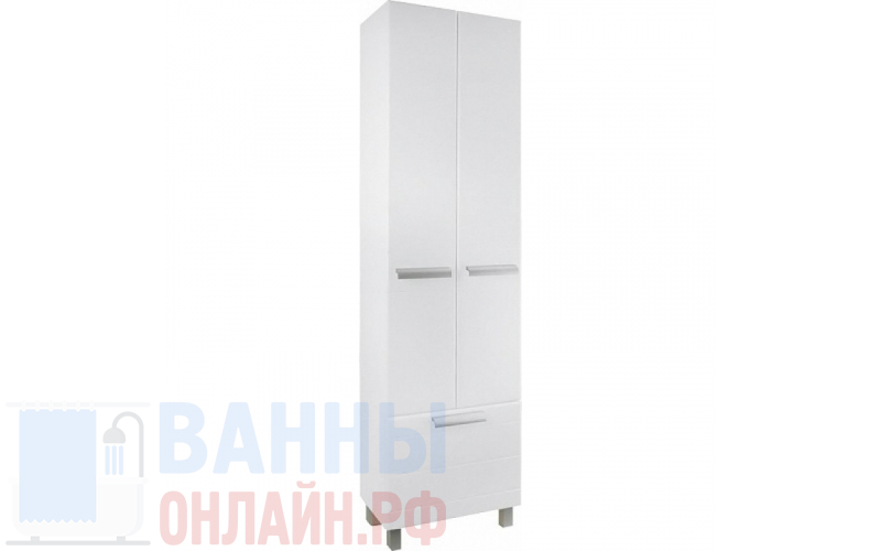 Шкаф-пенал Акватон Альтаир с бельевой корзиной