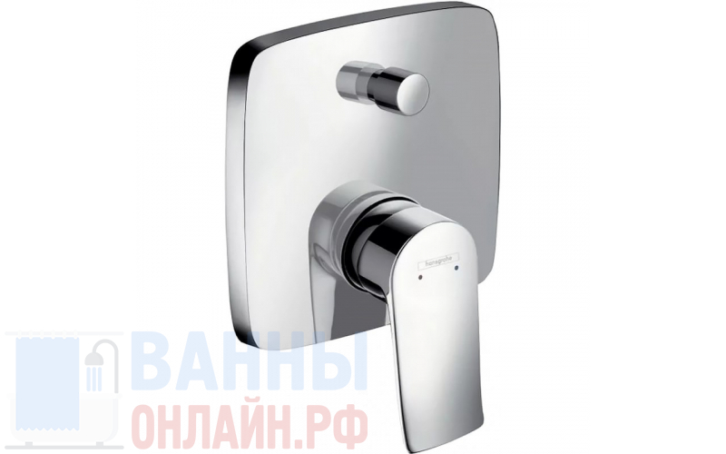 Смеситель Hansgrohe Metris 31454000 для ванны с душем