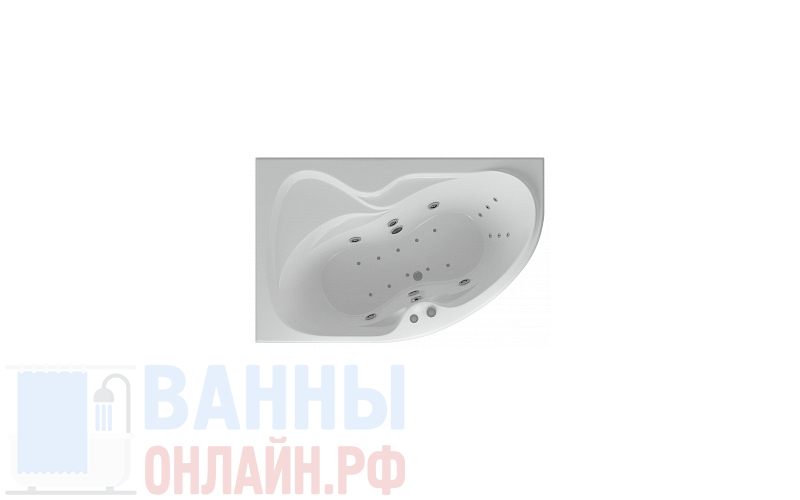 Акриловая ванна Акватек Вега L