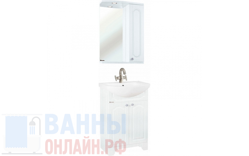 Мебель для ванной Bellezza Камелия 55H белая