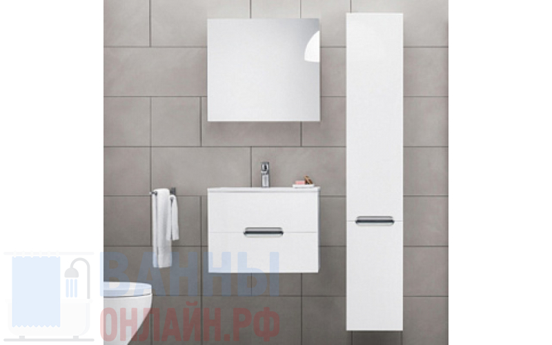 Тумба с раковиной Am.Pm Spirit 60 белый глянец