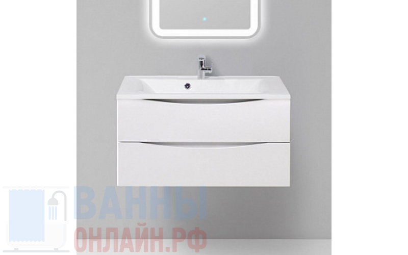 Тумба с раковиной BelBagno Marino 90 bianco opaco